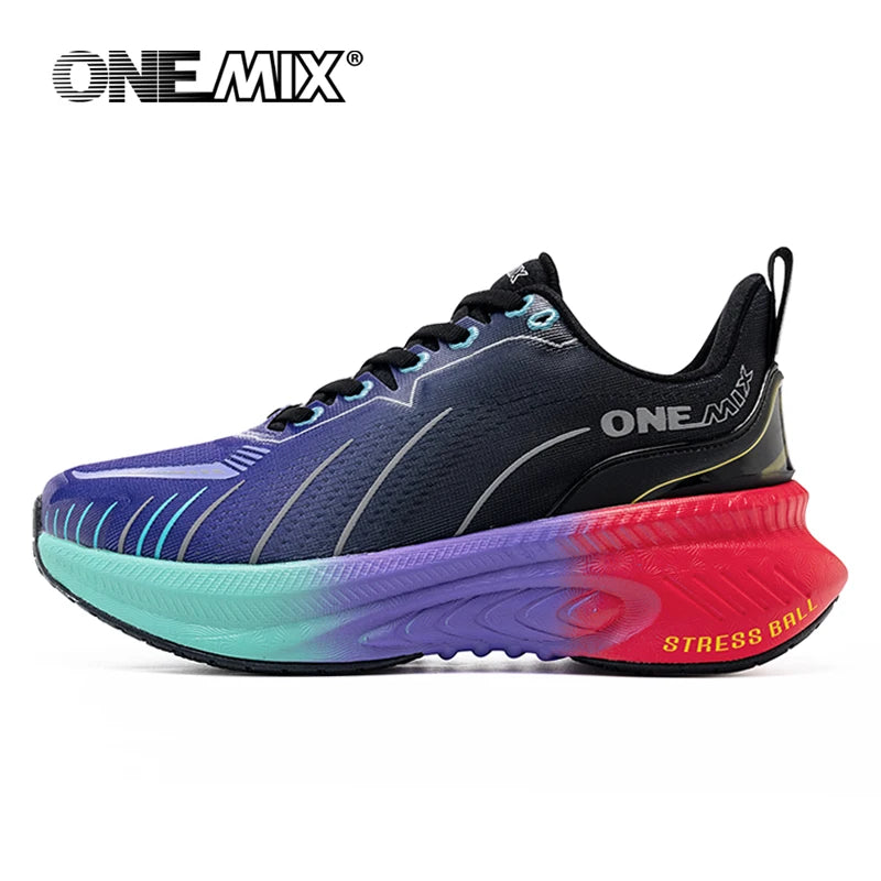 Onemix Nuove Scarpe Da Corsa Ammortizzanti Uomo Runner Antiscivolo Per Esterno Scarpe Da Ginnastica Sportive
