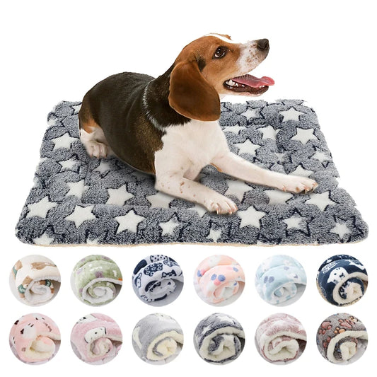 Tappetino Flanella Morbido Per Dormire Per Animali Domestici Coperta Invernale Per Cani E Gatti Letto Divano