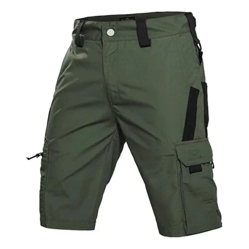Pantaloncini Mimetici Da Uomo Estate Asciugatura Rapida Tasche Multiple Militari Escursionismo All Aperto Jogger
