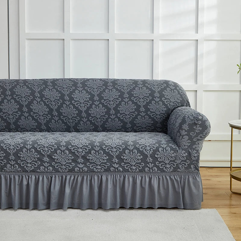 Fodera Divano A Fiori Stile Europeo Jacquard Copridivano Antiscivolo Protezione Per Mobili Soggiorno Decorazioni Casa