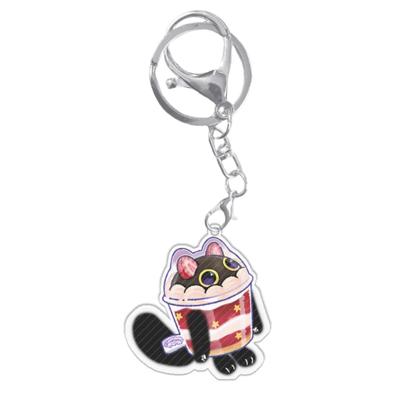 Portachiavi YuGiOh Mago Nero Ragazza Acrilico Ciondolo Zaino Decorazione Giocattolo Anime Regalo