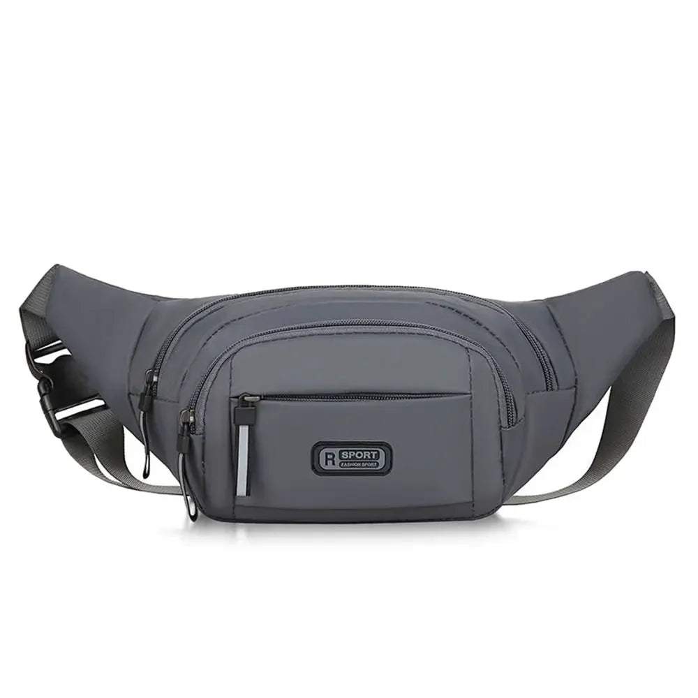 Marsupio Impermeabile Da Esterno In Tela Alta Capacità Stile Coreano Per Sport All Aperto Banana Bag Uomo Donna