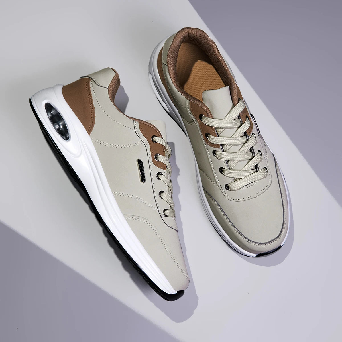 Scarpe Nuove Uomo Primavera Autunno Impermeabili Ammortizzazione Antiscivolo Scarpe Sportive In Pelle Da Tennis