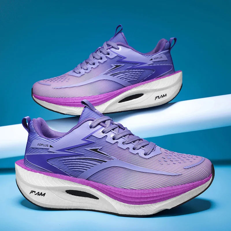 Scarpe Sportive Unisex Con Piastra In Carbonio Ammortizzanti Per Camminata Corsa Maratona Atletica Uomo Donna