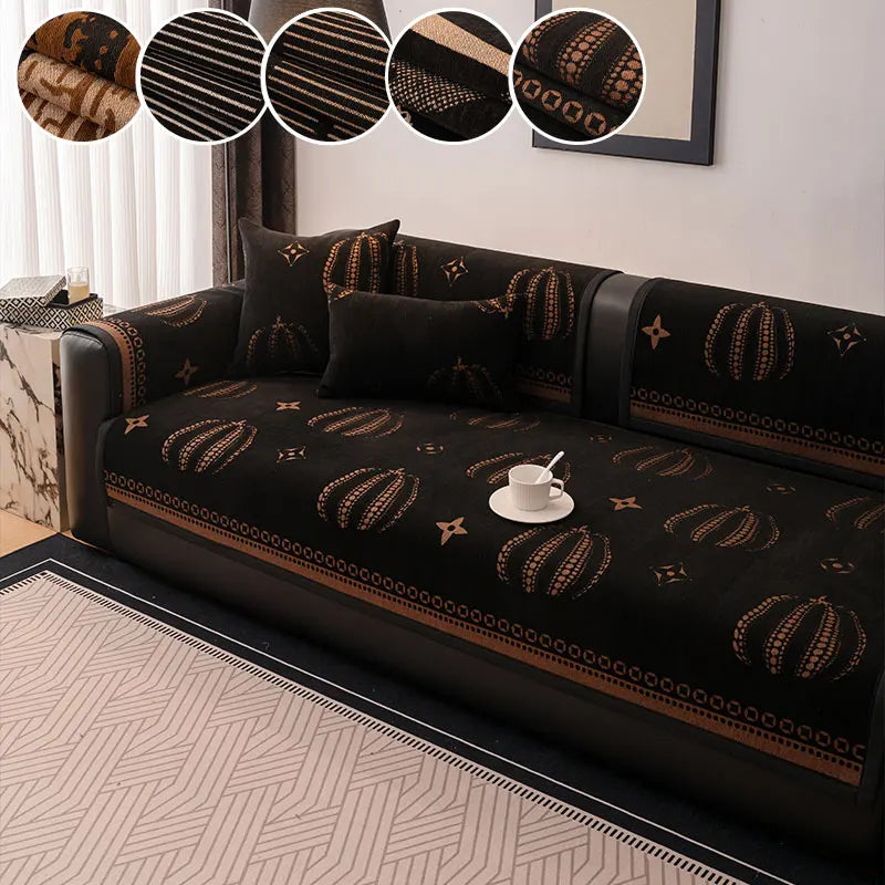 1 cuscino per divano in stile retrò con un lusso leggero e un tocco di fascia alta, adatto a tutte le stagioni, fodera per divano antiscivolo