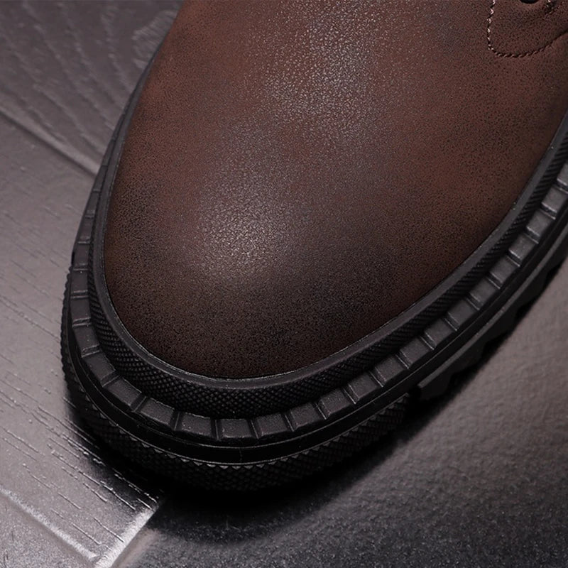 Stivali Chelsea Da Uomo In Pelle Con Plateau Per Party E Discoteca Scarpe Alla Caviglia Eleganti
