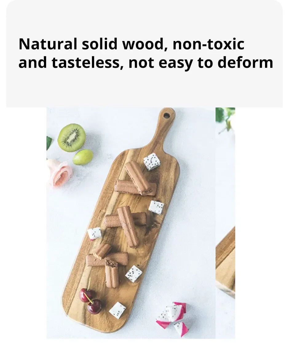 Tagliere In Legno Con Manico Per Cucina Uso Domestico Tagliere Per Formaggi Salumi Frutta E Pane In Legno Naturale