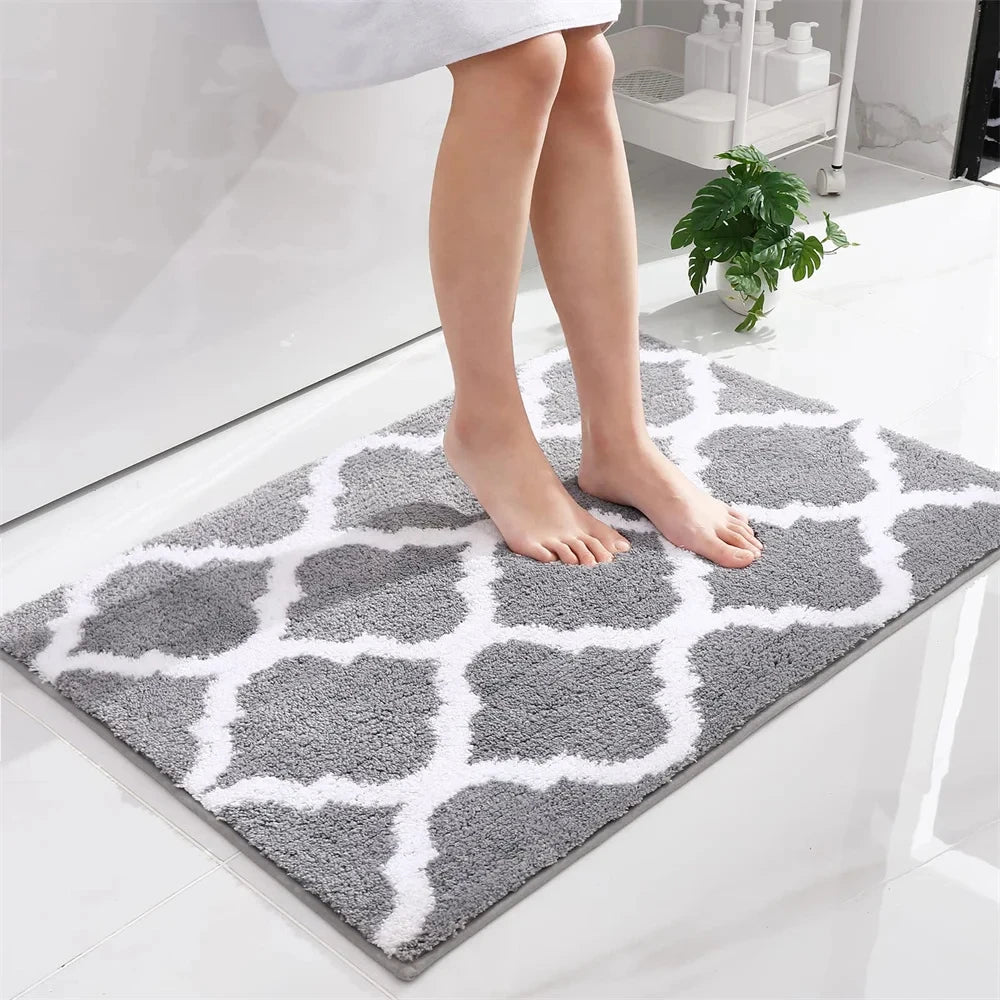 Kitinjoy Tappeto Da Bagno Morbido E Spesso Antiscivolo Per Camera Da Letto Decorazione Del Pavimento Impermeabile