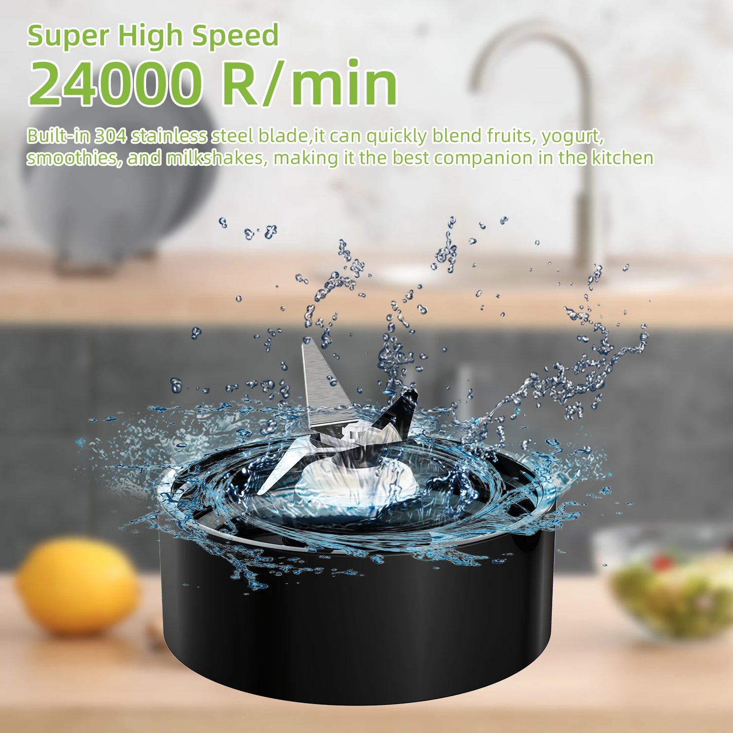 Biolomix TB23M Robot da Cucina 3 in 1 700W Potente Multifunzione Frullatore Spremiagrumi e Tritatutto per Famiglie