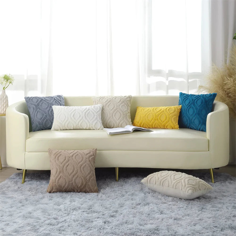 Fodera Per Cuscino Kitinjoy 45x45 In Cotone Peluche Per Divano Letto Soggiorno Casa