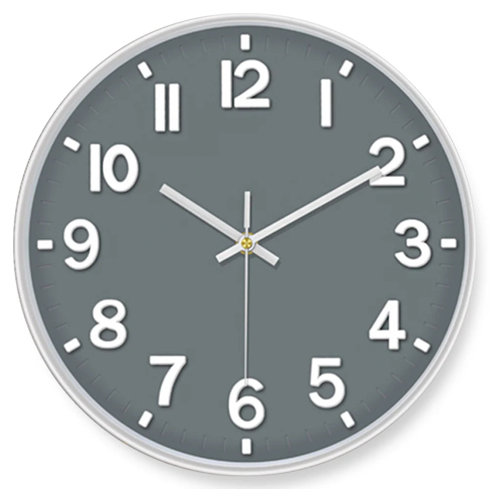 Orologio Da Parete Classico Quarzo 8 10 12 Pollici Orologio Analogico Silenzioso Design Cubico 3D Decorazioni Per Casa