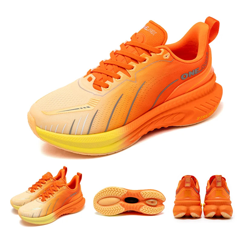 Onemix Scarpe Da Corsa Ammortizzate Da Donna Autunno Inverno Antiscivolo Con Lacci Per Corsa Intensa Danza