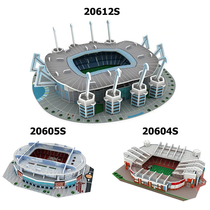 Campo Da Calcio In Miniatura 3D Puzzle Fai Da Te Dei Stadi Famosi Per Fan E Regalo Di Compleanno