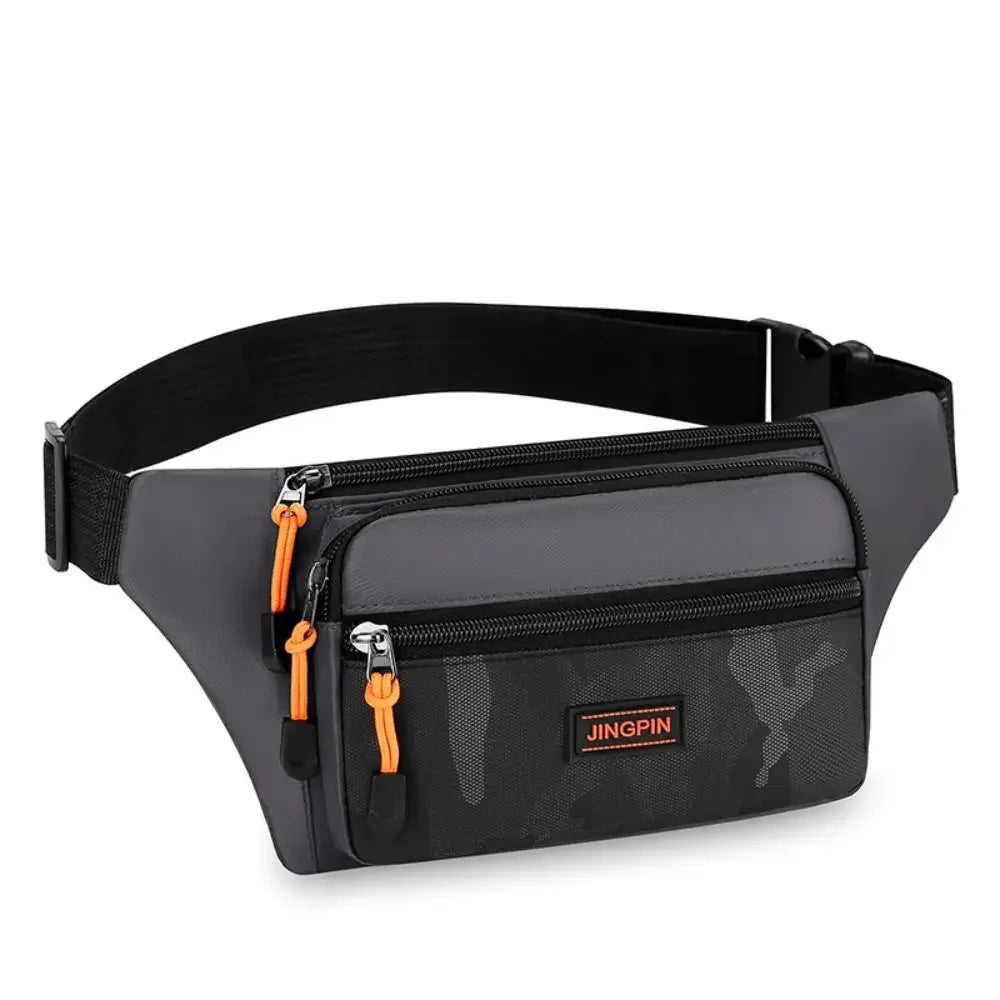 Marsupio Impermeabile Da Esterno In Tela Alta Capacità Stile Coreano Per Sport All Aperto Banana Bag Uomo Donna