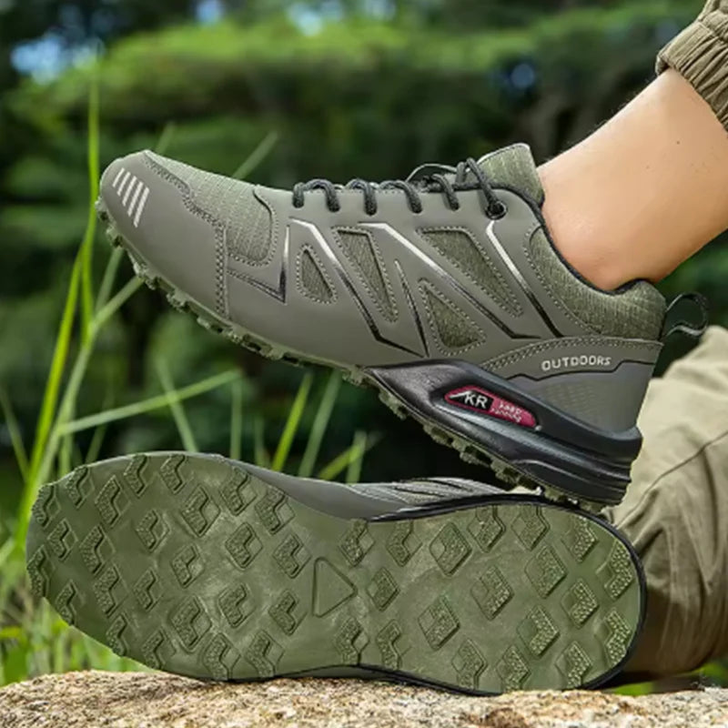 Scarpe Da Trekking Da Uomo Impermeabili Per Esterno Scarpe Sportive Comode In Pelle Tattiche Da Escursionismo Grandi Misure