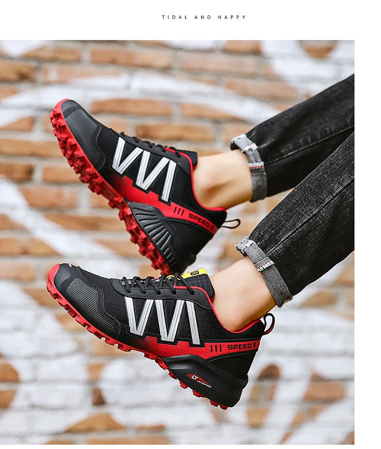 Scarpe Da Ginnastica Da Ciclismo Mountain Bike E Trekking Da Uomo Stile Classico Per Esterno All Aperto Traspiranti