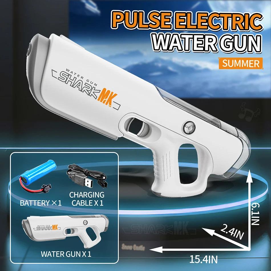 Pistola Ad Acqua Elettrica A Impulsi Completamente Automatizzata Per Spiaggia Gioco Estivo Battaglia Acqua Regalo Adulti
