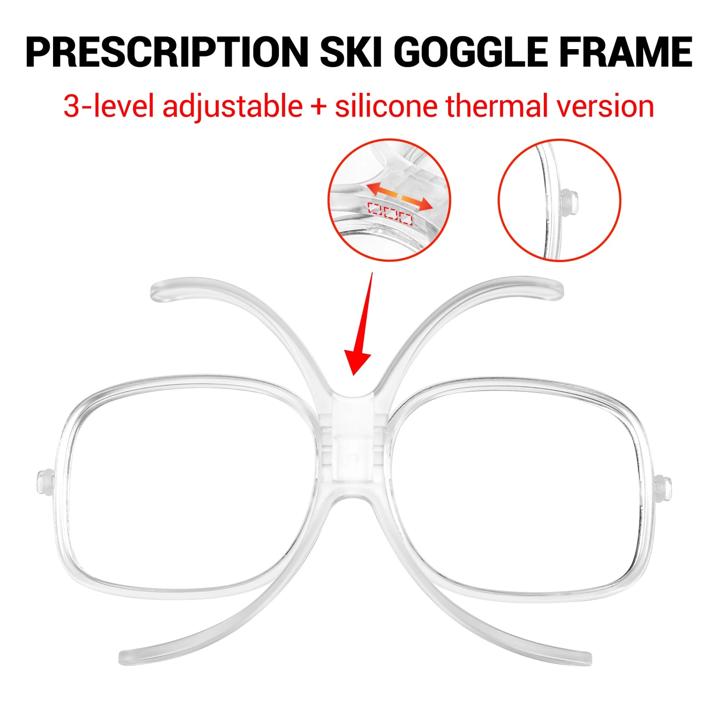 Kapvoe Occhiali Da Sci Fotocromatici E Maschera Da Snowboard Antiappannamento UV400 Per Uomo E Donna Occhiali Inverno