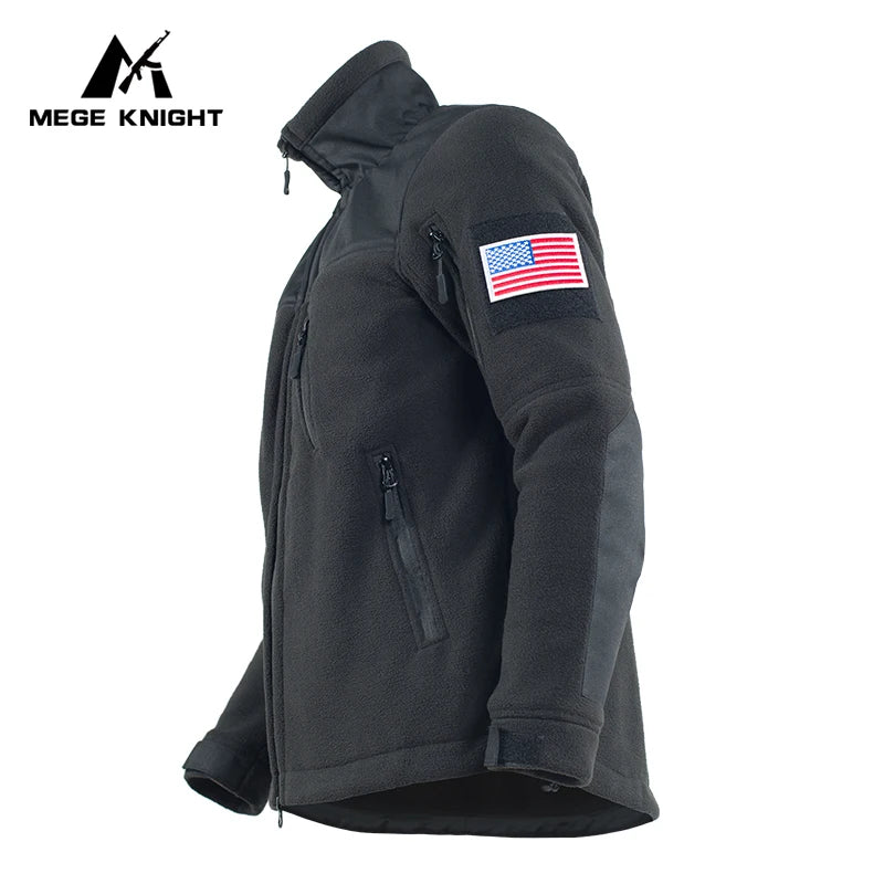 Giacca Invernale Tattica Militare In Pile Caldo Mimetico Cappotto Da Uomo Da Safari Outwear Abbigliamento Outdoor
