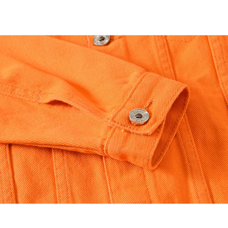 Giacche Di Jeans Da Uomo Primavera Autunno Casual Outdoor Cotone Punk Biker Hip Hop High Streetwear