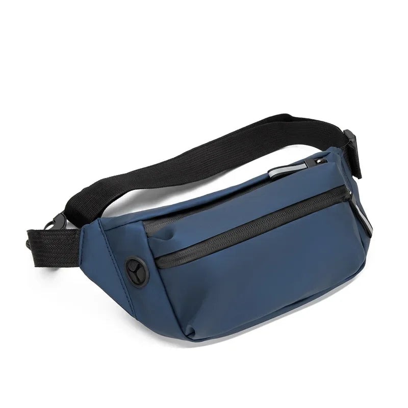 Borsa Da Cintura Impermeabile Uomo Marsupio Sportivo Con Cintura E Tracolla Per Viaggio E Attività All Aperto