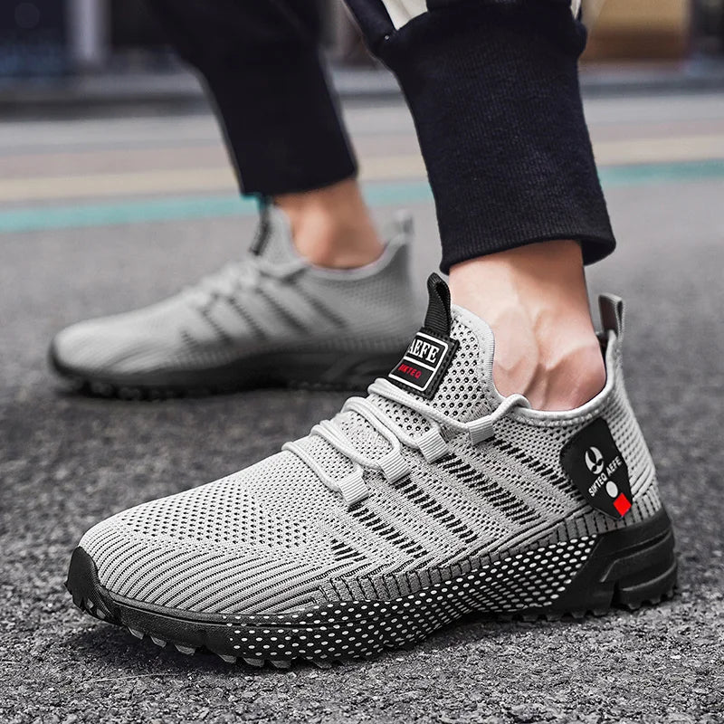 Sneakers Da Uomo Alla Moda In Mesh Traspirante Scarpe Casual Da Corsa Antiscivolo Per Esterno Di Alta Qualità