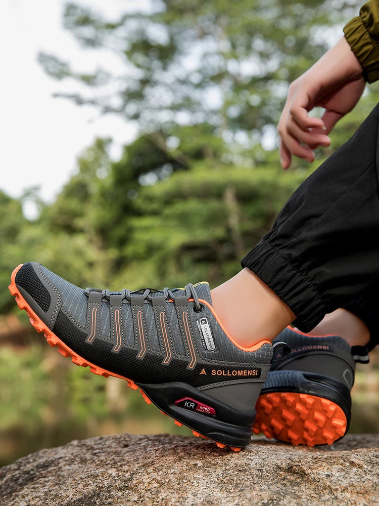 Scarpe Da Trekking Uomo Traspiranti In Rete Antiscivolo Per Terreni Misti All Aperto Resistente All Usura Esterni