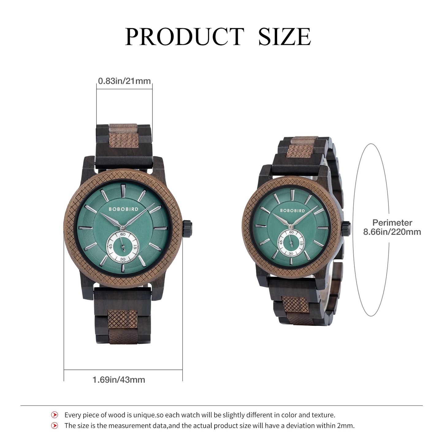 BOBOBIRD Orologio In Legno Da Uomo Personalizzato Nome Testo Sulla Custodia Posteriore Orologio Quarzo Scatola Regalo