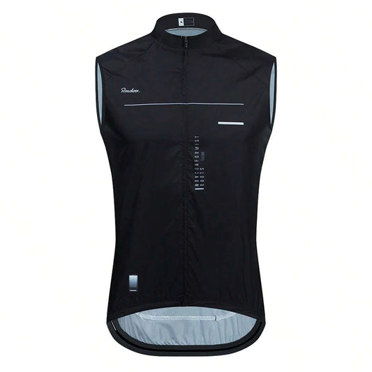 Maglia Da Ciclismo In Rete Nera Senza Maniche Traspirante Antivento Gilet Per Bicicletta