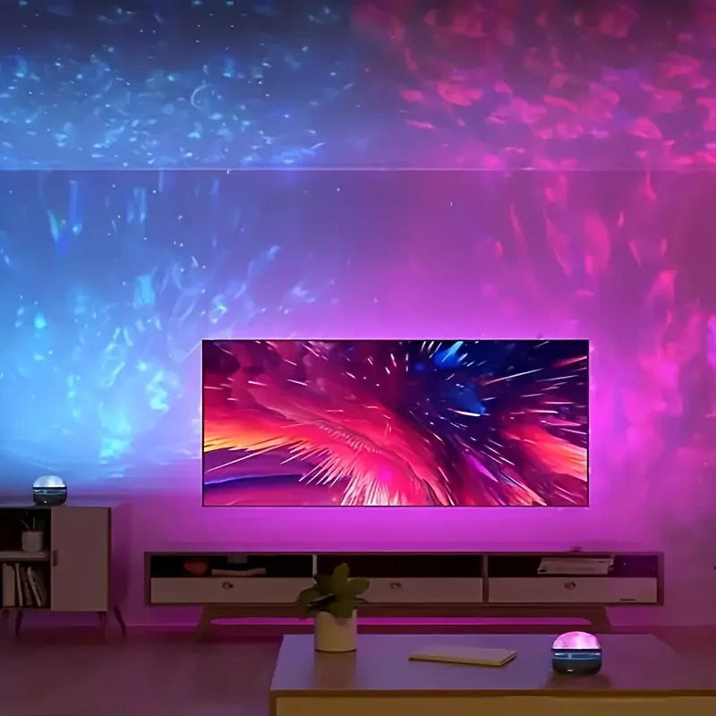 Proiettore LED Cielo Stellato Aurora Galaxy Light USB RGB 7 Modalità Telecomando Per Decorazione Festa Camera Da Letto