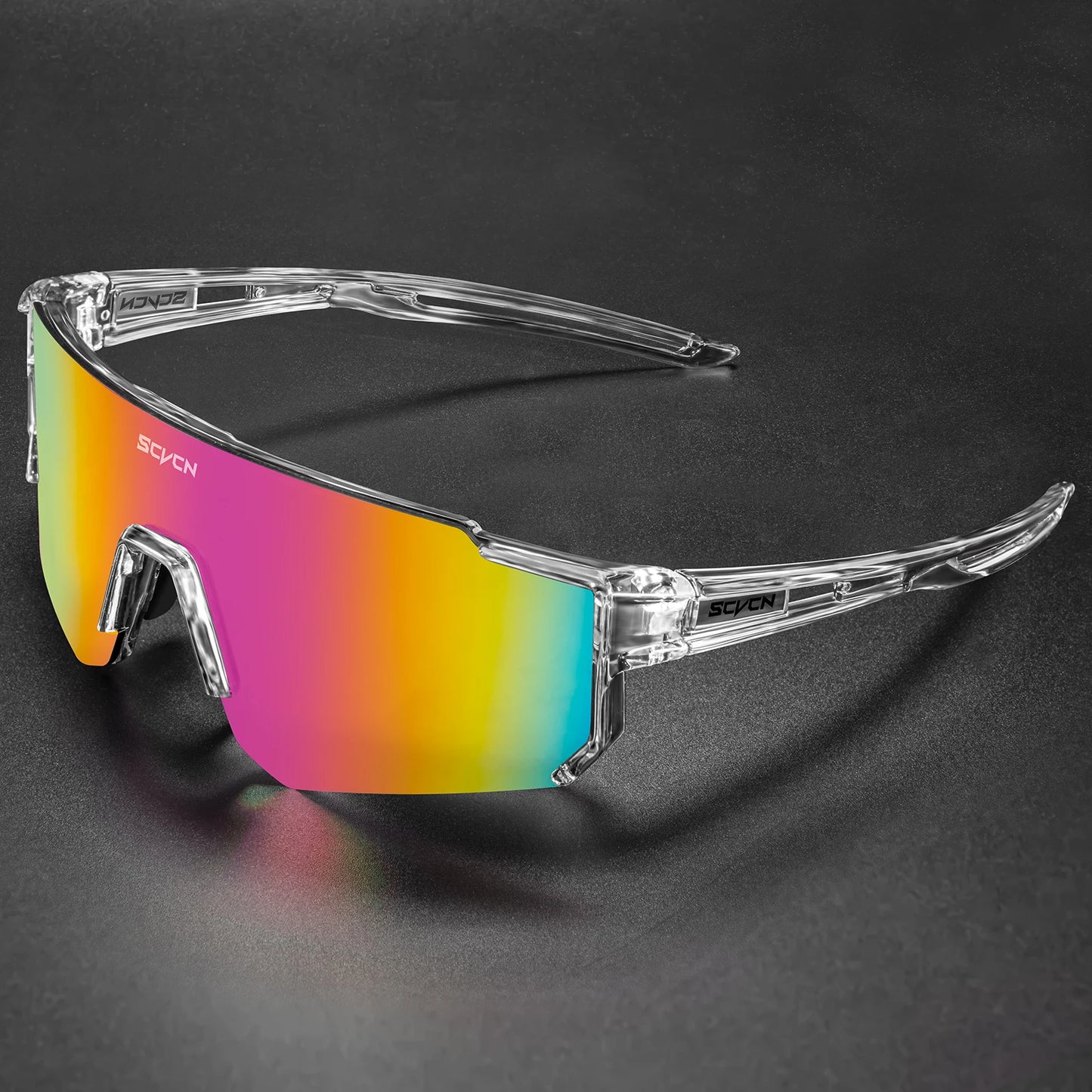 SCVCN Occhiali Da Sole Da Ciclismo UV400 Unisex Per Bici Da Strada All Aperto Sportivi