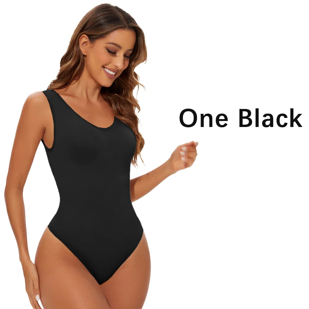 Body modellante senza cuciture per donna Body Shaper Perizoma modellante per il corpo Scolpire il seno Dimagrante Spalline larghe Shaper Nuovo