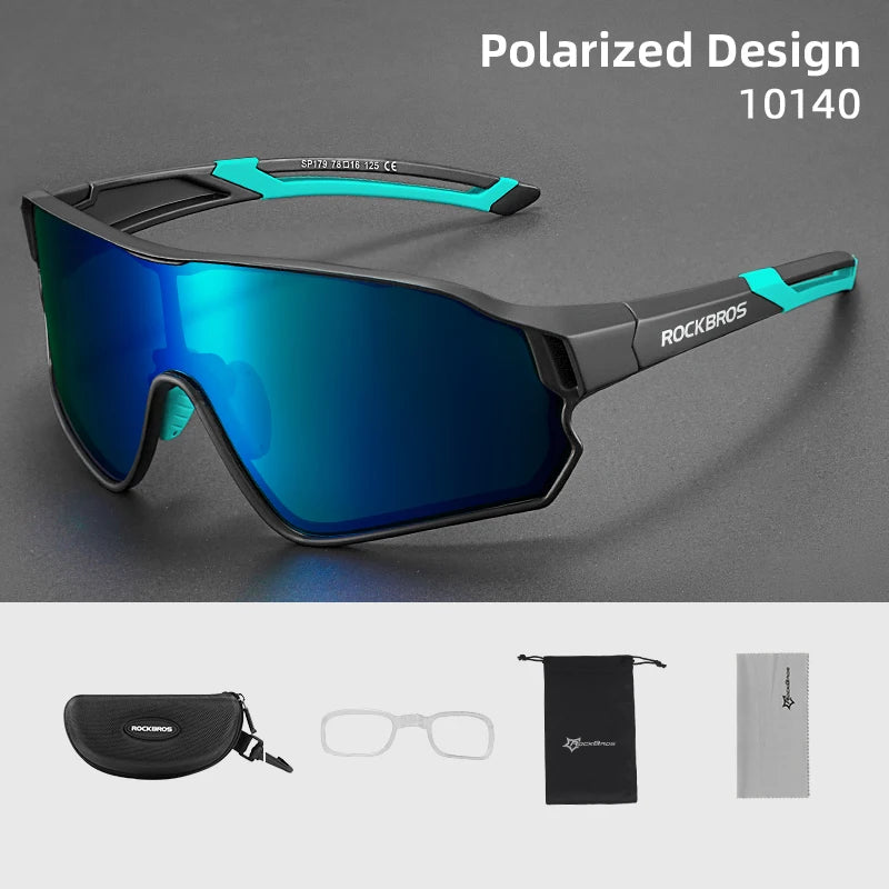 Occhiali Polarizzati Rockbros Da Sole UV400 Sport All Aperto Ciclismo Escursionismo Campeggio Golf