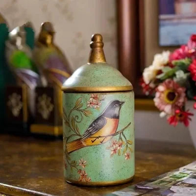Barattoli Da Cucina In Ceramica Vintage Impermeabili Contenitori Per Tè Zucchero Dolci Multiuso Retro