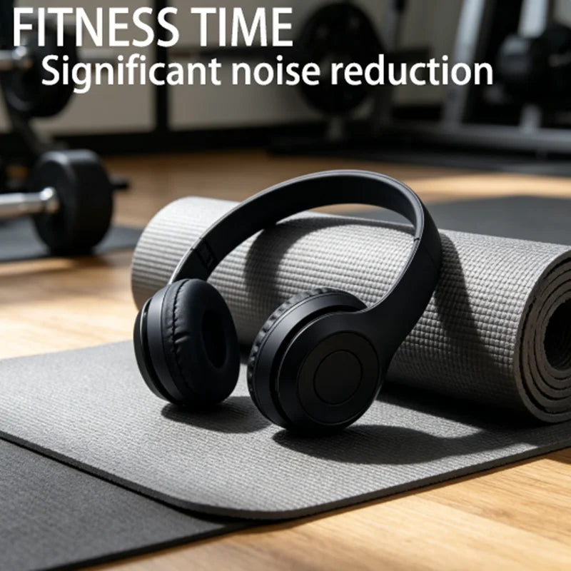 Cuffie Wireless Bluetooth Ad Alta Fedeltà Con Microfono HD Integrato Audio Stereo Nitido Connessione Stabile