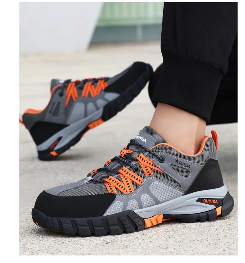 Scarpe Da Lavoro Con Punta In Acciaio Antinfortunistiche Da Uomo Antiscivolo Indistruttibili