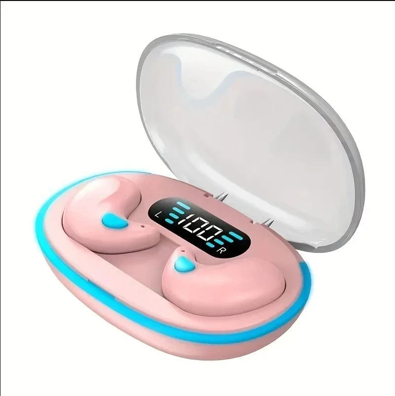 X55 Auricolari Per Dormire Mini Cuffie Wireless TWS Bluetooth Cuffie Stereo Con Microfono Chiamata HD Sport