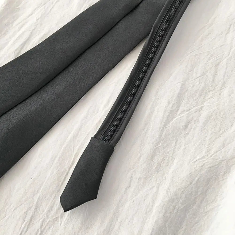 Cravatta Unisex Sottile Liscia E Setosa Stile Retrò Papillon Coreano Elegante Per Studenti Alla Moda