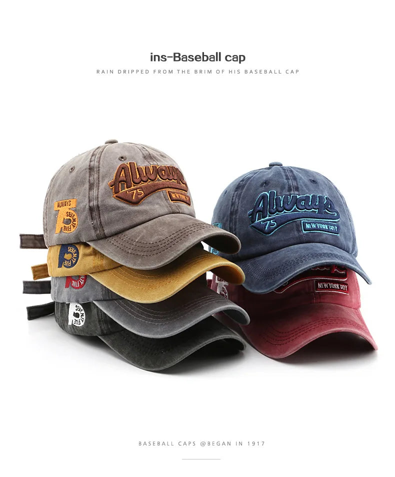 Berretto Da Baseball Unisex Cotone Lavato Con Ricamo Lettere Snapback Estate 2022 Hip Hop Casquette