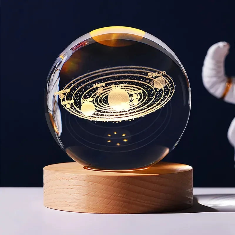 Sfera di Cristallo 3D Creativa Regalo San Valentino Rosa Per la Festa della Mamma Decorazione da Scrivania Nuvola