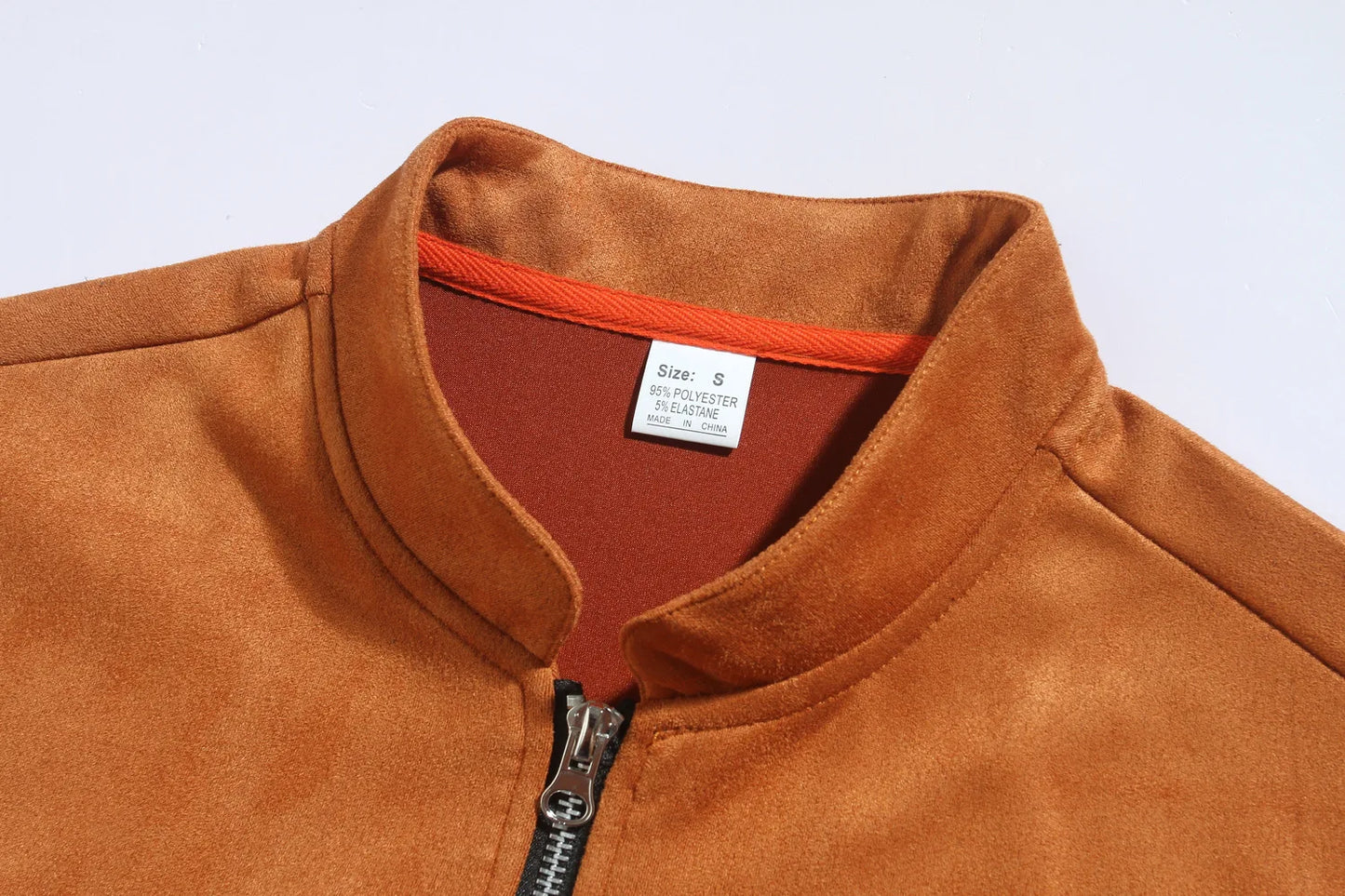 Giacca Uomo Slim Fit Colletto Coreano Autunno Inverno Casual Business Con Cerniera