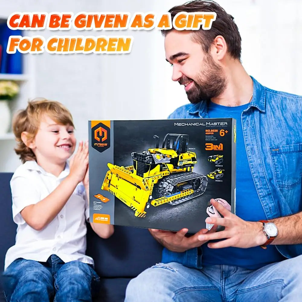 Kit Costruzione Telecomandata 3 In 1 542 Pezzi Per Bambini 8 10 Anni Regalo Educativo