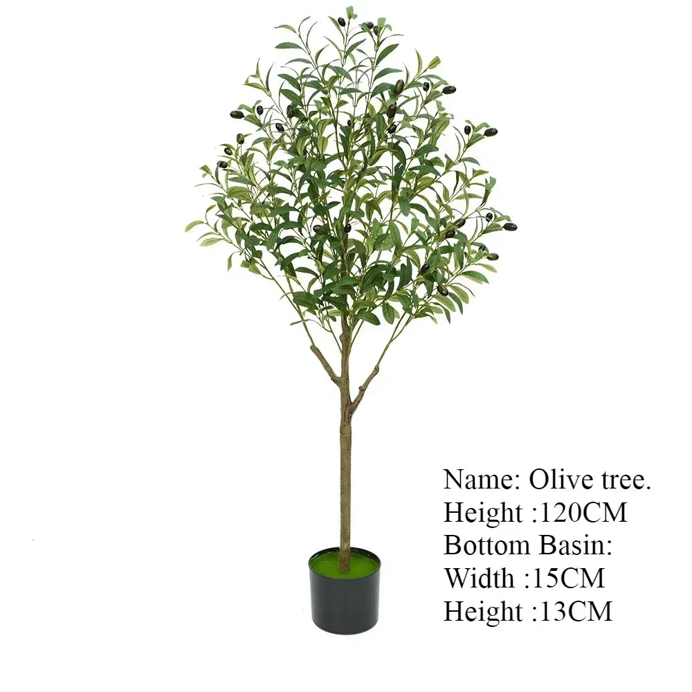 Albero Oliva Artificiale Grande Con Base Regolabile Da 60 Cm A 210 Cm Per Decorazione Ufficio E Casa