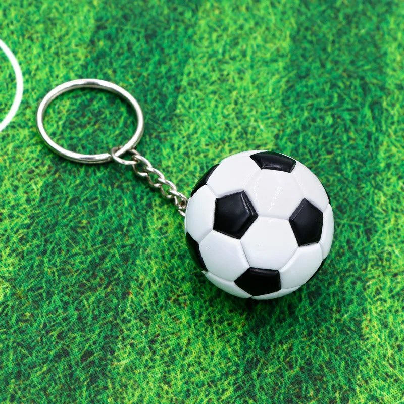 Ciondolo Portachiavi Calcio Souvenir Per Fan Regalo Piccolo Per Attività Scolastiche E Accessori Fai Da Te