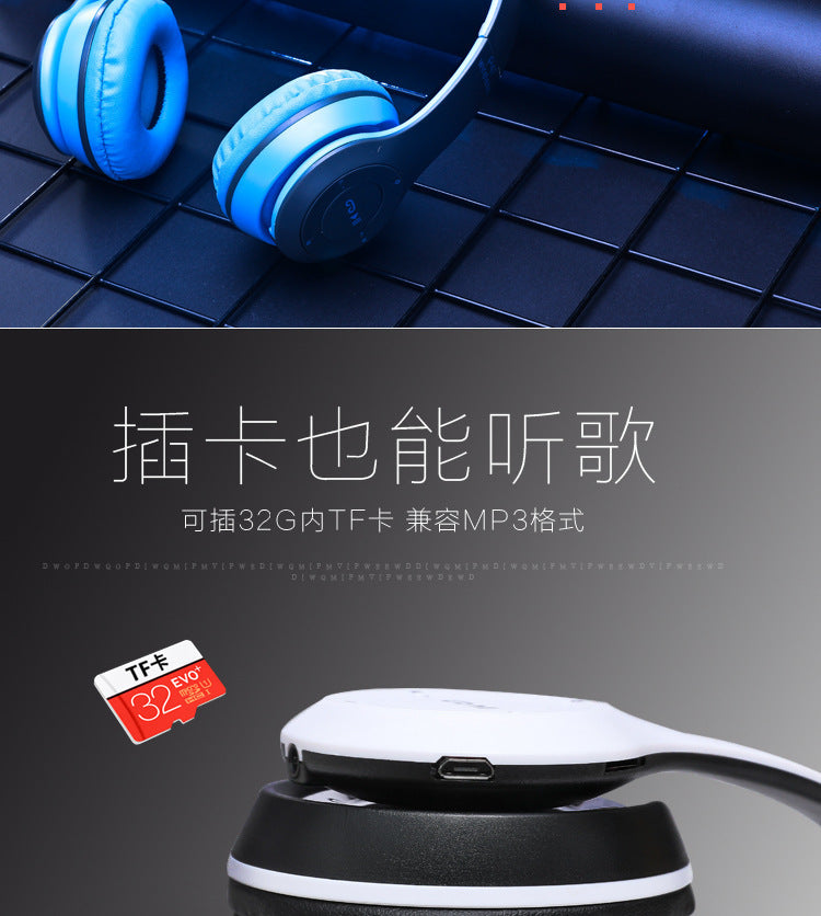 Auricolare Bluetooth P47 5.0 Pieghevole Senza Fili Per Giochi Wireless Compatibile Con iPhone Xiaomi Android