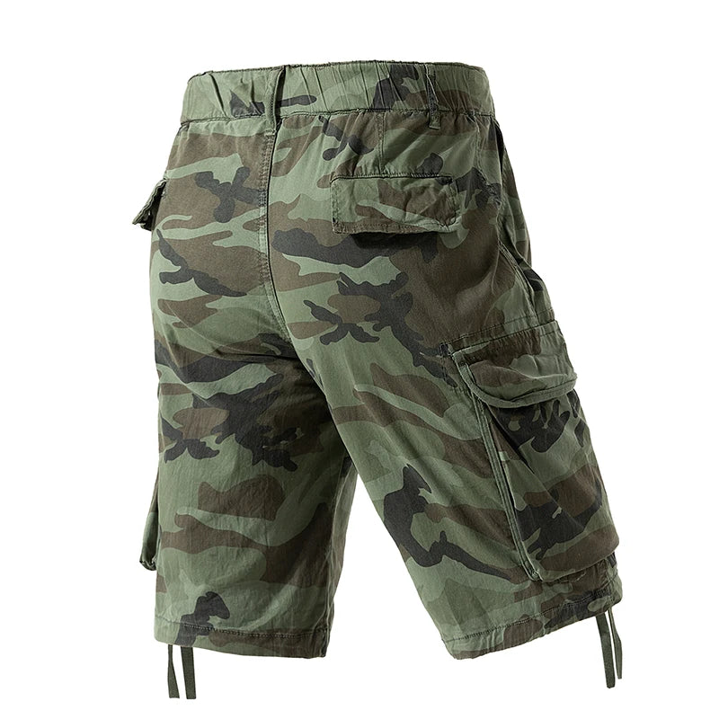 Pantaloncini Cargo Estivi Da Uomo In Cotone Con Tasche Multitasche Per Spiaggia E Tempo Libero Casual Primavera