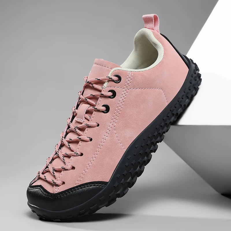 Scarpe Unisex Punta Larga A Piedi Nudi Minimaliste In Pelle Artificiale Zero Drop Slip On Per Esterni Passeggio