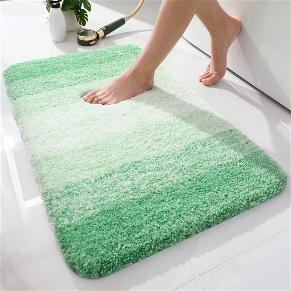 Kitinjoy Tappeto Da Bagno Di Lusso In Microfibra Assorbente Antiscivolo Peluche Morbido Per Doccia E Pavimento