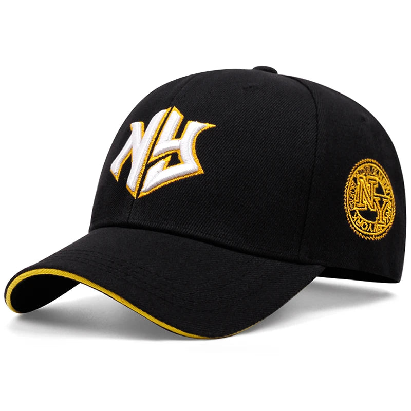 Cappello Da Baseball Alla Moda NY Ricamato Unisex Skateboard Hip Hop Street Parasole Sportivo Tempo Libero All Aperto