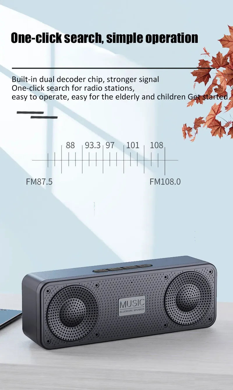 Altoparlante Bluetooth Portatile Con Subwoofer Integrato S18 Per Computer E Smartphone Ideale Per Studenti Creativi